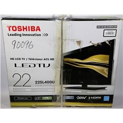 TOSHIBA 22" HD LCD TV