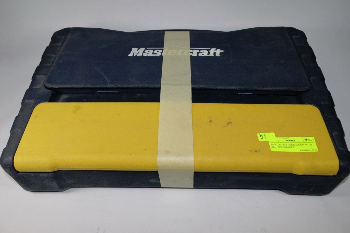 MASTERCRAFT DREMEL KIT WITH ALL ACCESSORIES