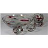 Image 1 : FLAT OF BLOWN GLASS BOWLS