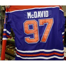 CONNOR MCDAVID BLUE JERSEY SIZE 52 NEW W/TAGS