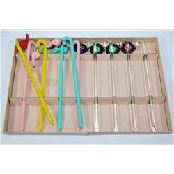 LOT OF VINTAGE RCA VICTOR & WHISTLE STIR STICKS