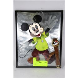 MICKEY MOUSE PICTURE WITH WATCH