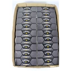 FLAT OF 18-3 PACKS OF RECLAIMED GOLF BALLS