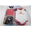 Image 1 : FLAT W/MICHAEL JORDAN BABY OUTFITS (2),