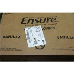 1 CASE OF 24 OF VANILLA  ENSURE