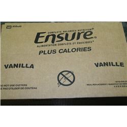 1 CASE OF 24 OF VANILLA ENSURE