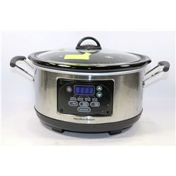 HAMILTON BEACH STAINLESS STEEL SLOW COOKER