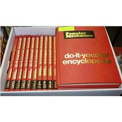 BOX OF POPULAR MECHANICS BOOKS