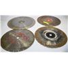 Image 1 : 4 DIAMOND CONCRETE CUTTING BLADES - USED