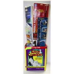 BOX OF FISHING RODS *ALL BRAND NEW *