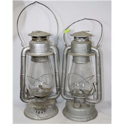 PAIR OF VINTAGE LANTERNS