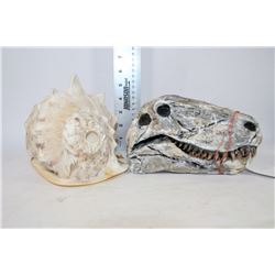 1/2 ADULT SIZE DIMETRODON RESIN SKULL CAST