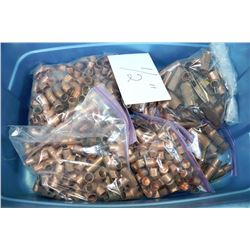 BLUE BIN W/SORTED 1/2 INCH COPPER