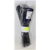 Image 1 : BUNDLE OF 3-100PACK BAGS OF ZIP TIES