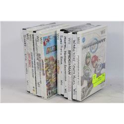BUNDLE OF 6 WII GAMES X2