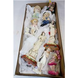 BOX W/COLLECTIBLE FIGURINES INCL.