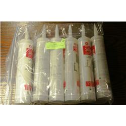 BAG OF 6 TRANSPARENT SILICONE 290ML