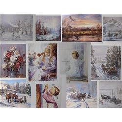 COLLECTION OF 12 JARVIS & ILLES PRINTS-SOME ARE