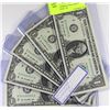 Image 1 : 5-UNCIRC. CONSECUTIVE SERIAL NUMBERS US $1 -X5