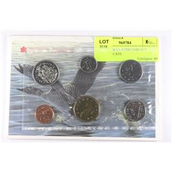 1990 UNCIRCULATED COIN SET W/CERTIFICATE