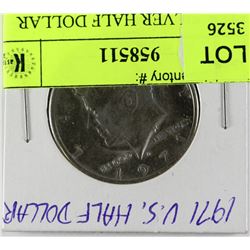 1971 U.S. SILVER HALF DOLLAR