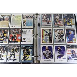 BINDER OF HOCKEY CARDS