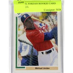 MICHAEL JORDAN ROOKIE CARD BASEBALL
