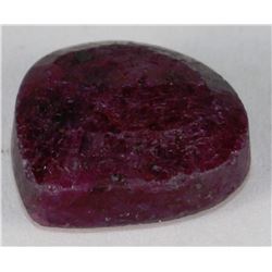 NATURAL RED RUBY 28CT