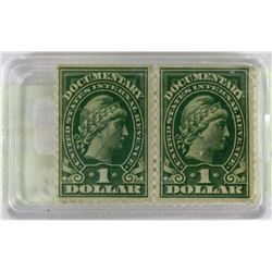 DOCUMENTARY 1 DOLLAR REVENUE STAMP VERY RARE &