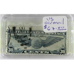 US AIRMAIL 30CENT STAMP
