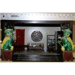 FRANKLIN MINT EMPEROR'S HOME WITH ALL CONTENTS