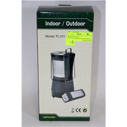 BRAND NEW LED  INDOOR/OUTDOOR LANTERN WITH FLASH