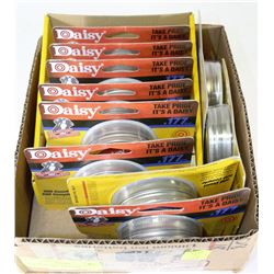 BOX WITH TEN NEW PACKS OF DAISY .177 HOLLOW POINT