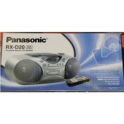 PANASONIC RX-D20 PORTABLE STEREO CD PLAYER