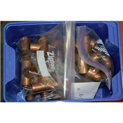 SMALL BLUE CONTAINER W/ SORTED