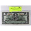 Image 1 : 1937 ONE DOLLAR BANKNOTE - COYNE/TOWERS