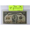 Image 1 : 1923 DOMINION OF CANADA 25 CENT SHINPLASTER
