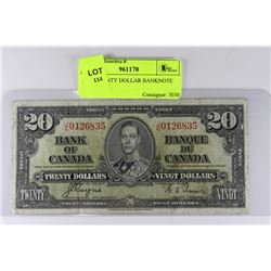 1937 TWENTY DOLLAR BANKNOTE