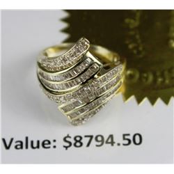 #61-10K YELLOW GOLD WITH 1.78TCW DIAMONDS WITH