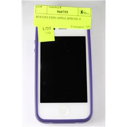 ROGERS/FIDO APPLE IPHONE 4