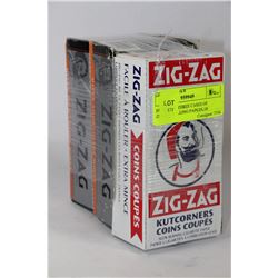 BUNDLE OF 3-CASES OF ZIG-ZAG ROLLING PAPERS X3