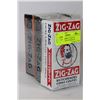 Image 1 : BUNDLE OF 3-CASES OF ZIG-ZAG ROLLING PAPERS X3