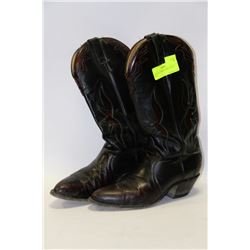 LADIES LEATHER COWBOY BOOTS SIZE 9