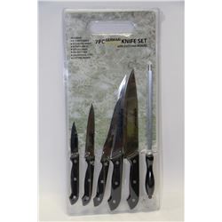 NEW 7PCS GERMAN STYLE KNIFE SET