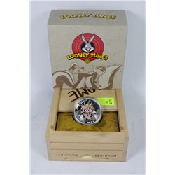 2015 $20 FINE SILVER COIN LOONEY TUNES IN