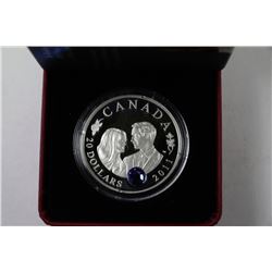 2011-ROYALTY WEDDING CELEBRATION 20 DOLLAR COIN