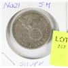 Image 1 : NAZI SILVER 5 MARK COIN