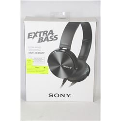 NEW SONY EXTRA BASS STEREO HEADPHONES  MDR-XB450AP