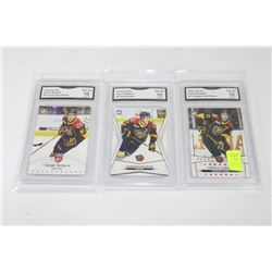 GRADED 10 MINT CONNER MCDAVID CARDS X3