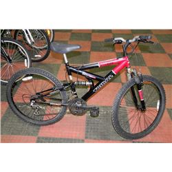 TRIBAL 21-SPD FULL SUSPENSION MOUNTAIN BIKE